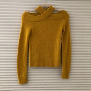 Anthropologie- cross front pullover